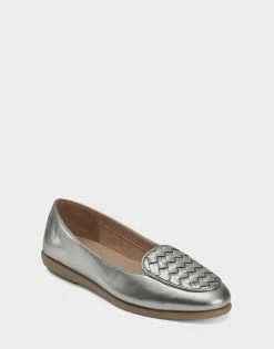 Aerosoles Women's Loafer In Silver -Aerosoles Shop Brielle 738 02 1600x