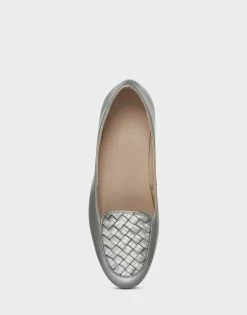 Aerosoles Women's Loafer In Silver -Aerosoles Shop Brielle 738 04 1600x