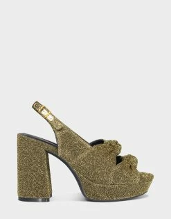 Aerosoles Aware Women's Sandal In Gold