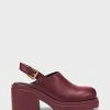 Aerosoles Women's Mule In Burgundy